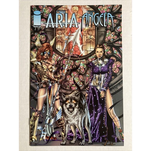 Aria Angela (2000, 1st Printing) Image Comic Book Set 1-2 + Extra No. 2 Variant - Picture 4 of 4